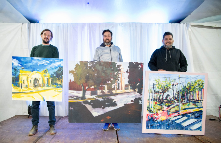 El arte volvió a llenar la ciudad en el 21º Encuentro de Pintores Paisajistas