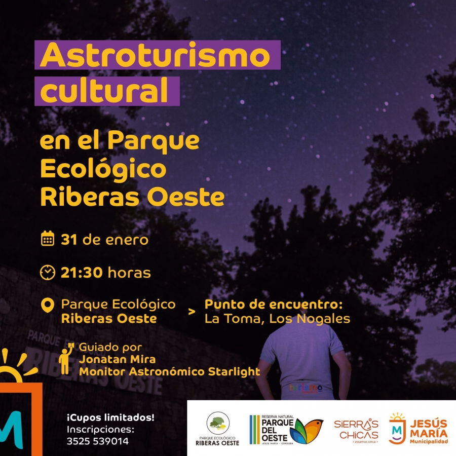 Astroturismo Cultural en el Parque Ecológico Riberas Oeste