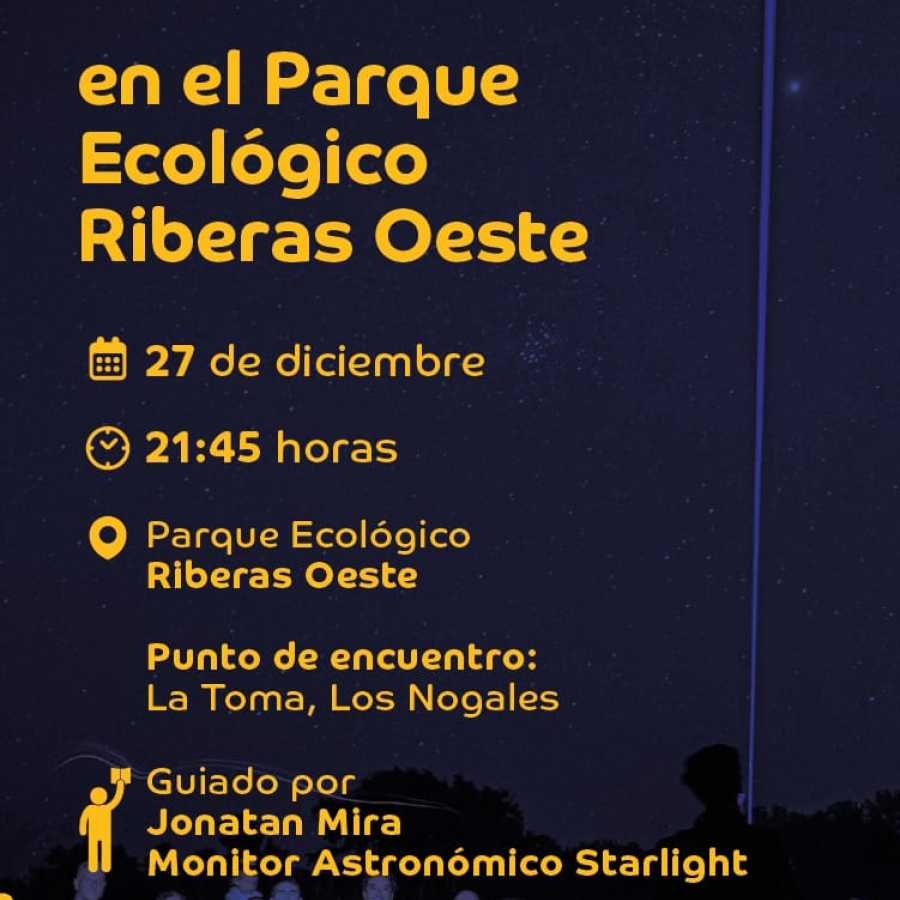 Astroturismo cultural en Riberas Oeste