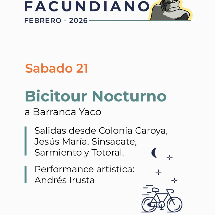 8º Bicitour Nocturno Facundo Quiroga 2026