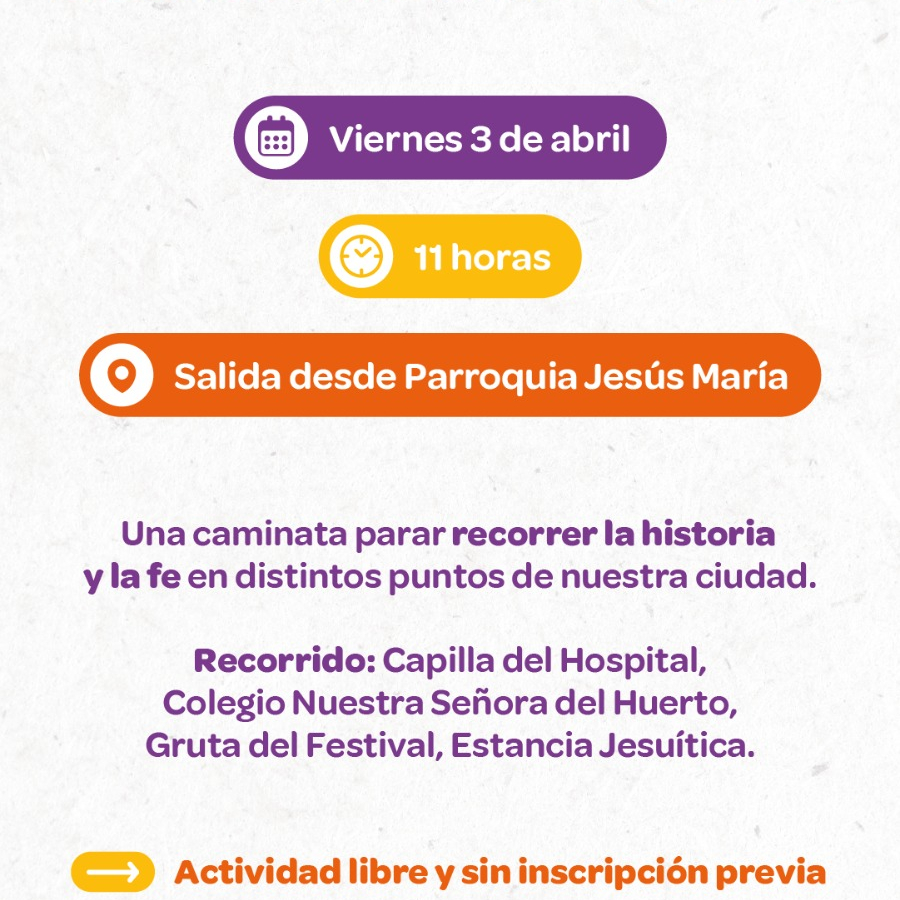 Caminata “Rincones de la Fe”