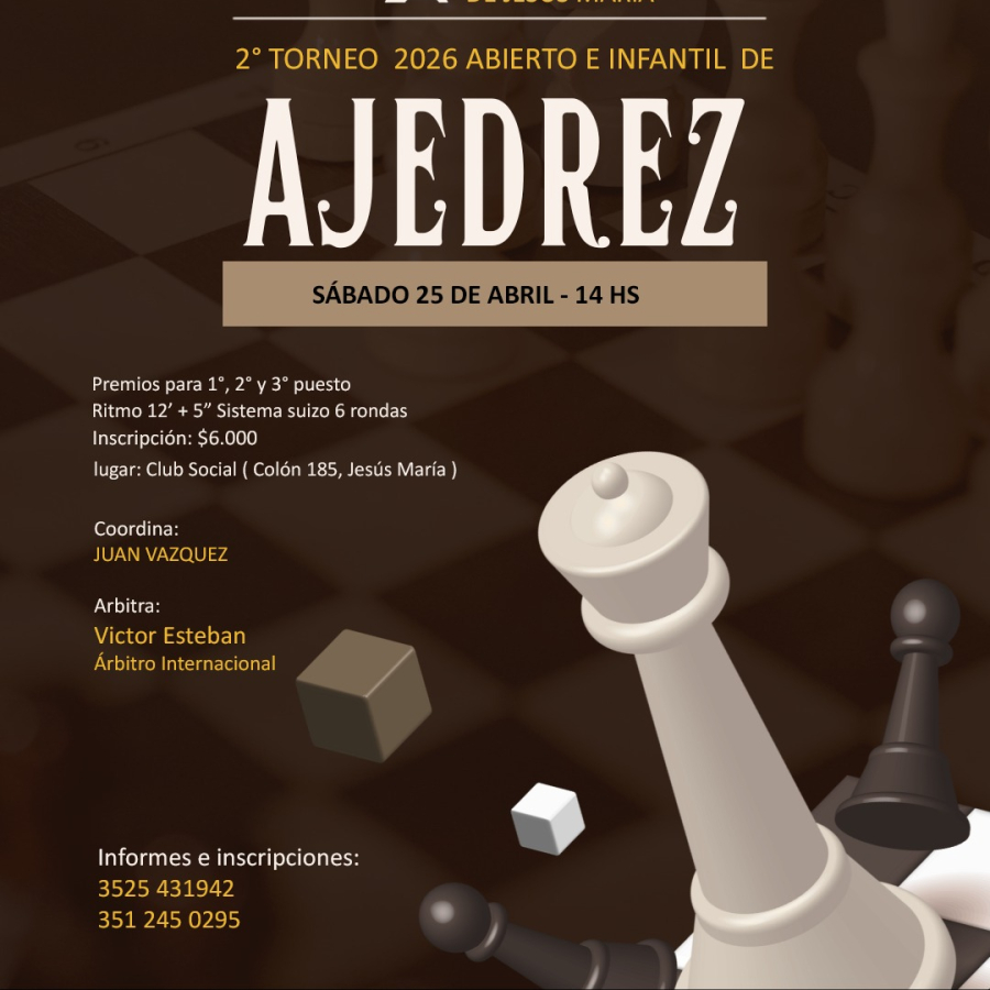 TORNEO DE AJEDREZ EN JESÚS MARÍA