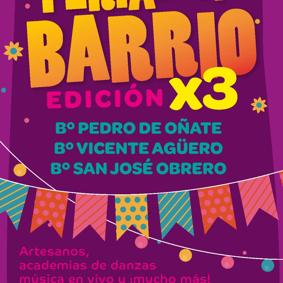 Feria en el Barrio x3 en Plaza Viberti